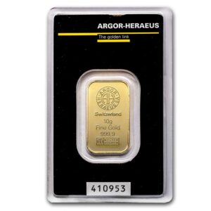 10g Gold Bar | Argor-Heraeus