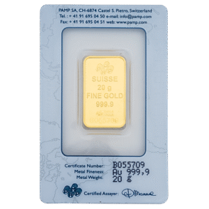 20g Gold Bar | PAMP Fortuna