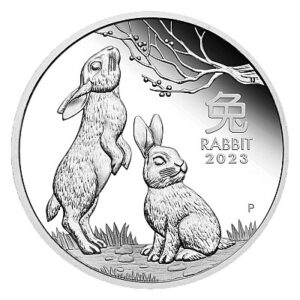 1 oz Australian Silver Lunar Rabbit Coin