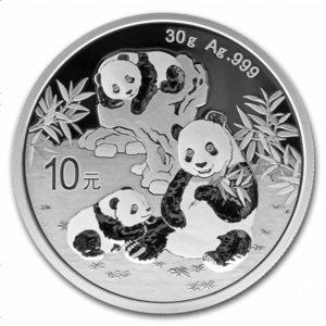 30g China Panda Silver Coin