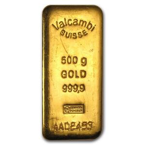 500g Gold Bar | Valcambi