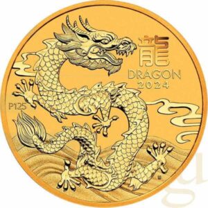1/4 oz Lunar III Dragon Goldmünze