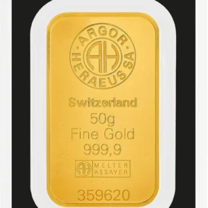 50 g Goldbarren | Argor-Heraeus