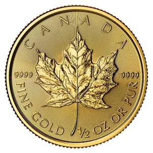 1/2 oz Maple Leaf Goldmünze