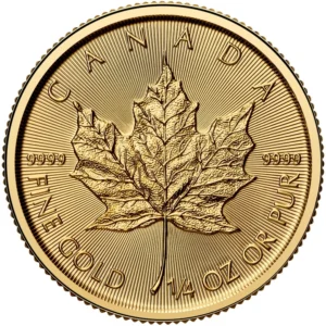 1/4 oz Maple Leaf Goldmünze