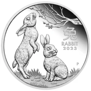 1 oz Australische Silbermünze „Lunar Rabbit“