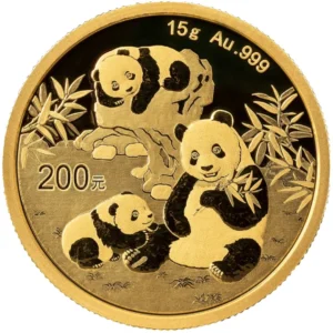 15 g China Panda Goldmünze