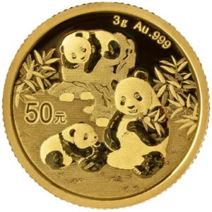 3 g China Panda Goldmünze