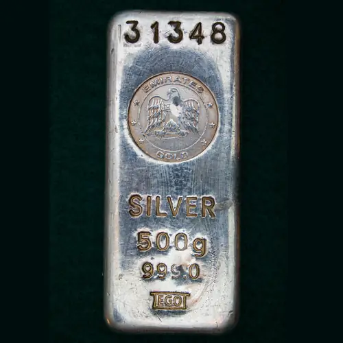 Lingote de Plata 500g