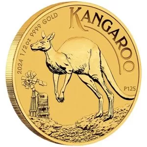 1/2 Uncji Australijski Kangur Złota Moneta