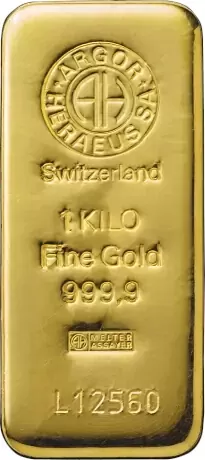 sztabka złota 1kg heraeus