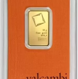sztabka złota 10g Valcambi
