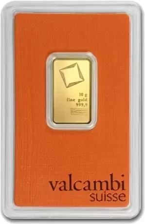 sztabka złota 10g Valcambi
