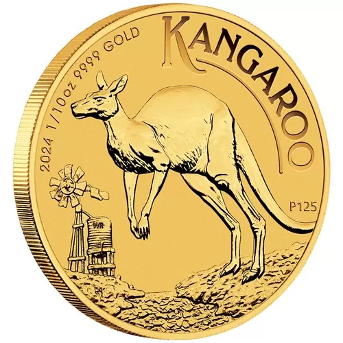 1/10 Uncji Australijski Kangur Złota Moneta