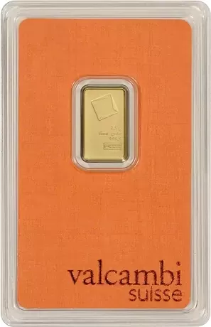 sztabka złota 2.5g valcambi
