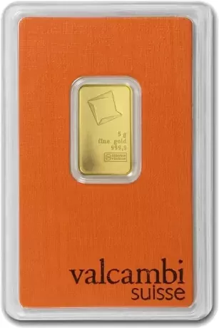5g Gold Bar Valcambi