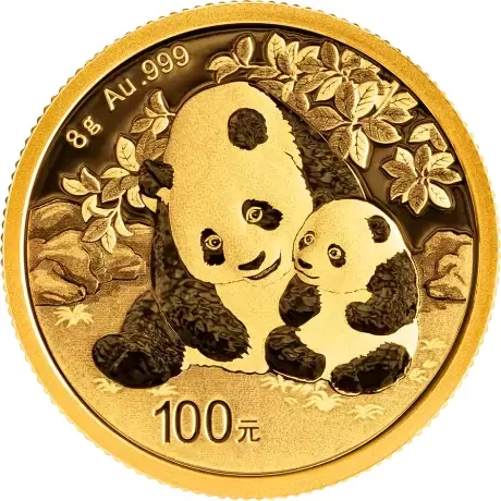 8g Chińska Panda Złota Moneta