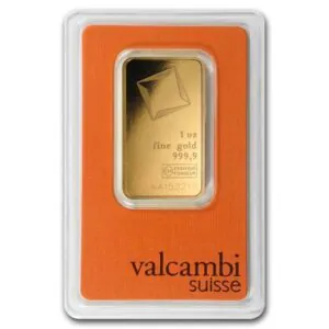1oz Gold Bar | Valcambi