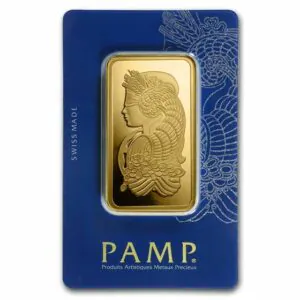 Lingote de Oro 100g PAMP Fortuna