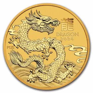 1 oz Lunar III Dragon Gold Coin 2024