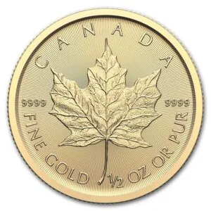 1/2 oz Maple Leaf Gold Coin