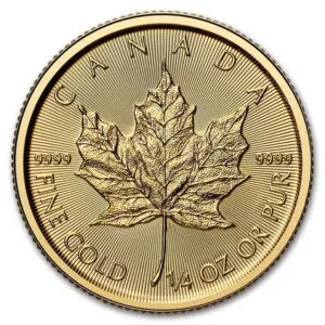 1/4 oz Maple Leaf Gold Coin