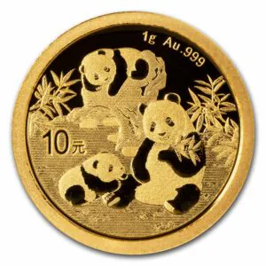 1g China Panda Gold Coin