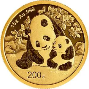 15g China Panda Gold Coin