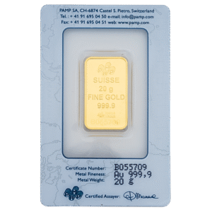 20g Gold Bar | PAMP Fortuna