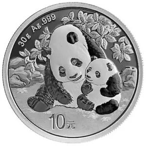 30g China Panda Silver Coin