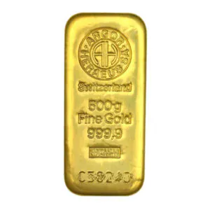 500g Gold Bar | Argor-Heraeus
