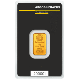 5g Gold Bar | Argor-Heraeus