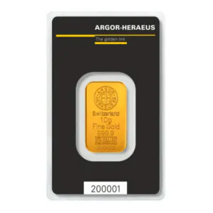 10g Gold Bar | Argor-Heraeus