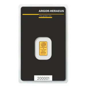 1g Gold Bar | Argor-Heraeus