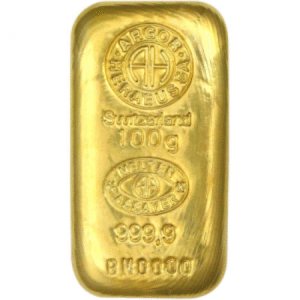 100g Gold Bar | Argor-Heraeus