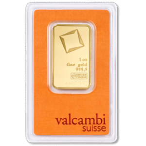 1oz Gold Bar | Valcambi
