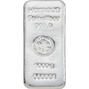 1 kg Silberbarren